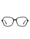 Isabel Marant Eyewear Geometric-frame Glasses In Black