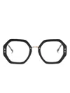 Isabel Marant Eyewear Geometric-frame Glasses In Black