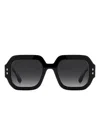 Isabel Marant Eyewear Geometric-frame Sunglasses In Black