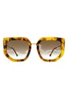 Isabel Marant Eyewear Geometric-frame Sunglasses In Brown
