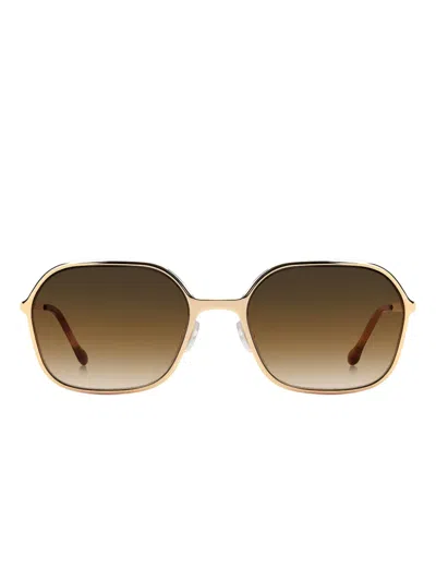 Isabel Marant Eyewear Geometric-frame Sunglasses In Brown