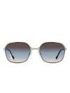 Isabel Marant Eyewear Geometric-frame Sunglasses In Metallic