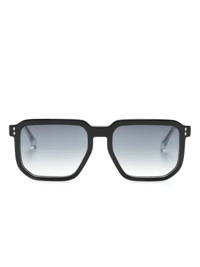Isabel Marant Eyewear Sonnenbrille Mit Geometrischem Gestell In Schwarz