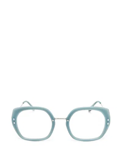 Isabel Marant Eyewear Geometric-frame Glasses In Blue