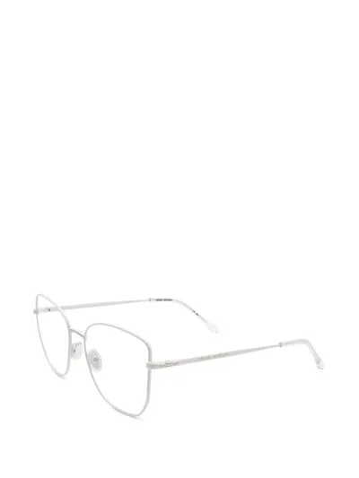 Isabel Marant Eyewear Geometric-frame Glasses In Silver