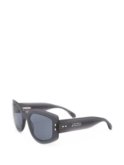 Isabel Marant Eyewear Geometric-frame Sunglasses In 그레이