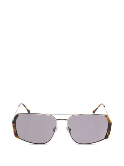 Isabel Marant Eyewear Geometric-frame Sunglasses In Silver