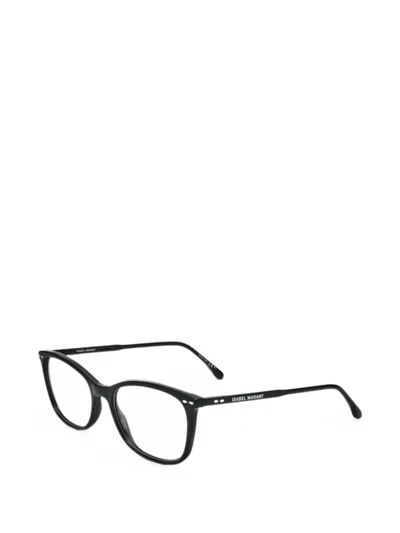 Isabel Marant Eyewear Logo-lettering Glasses In Black