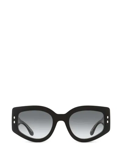 Isabel Marant Eyewear Milly Rivet-detail Sunglasses In Black