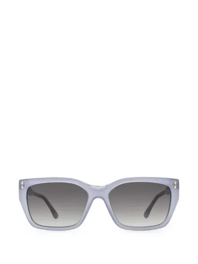 Isabel Marant Eyewear Oversized Rectangular-frame Sunglasses In Gray