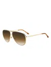Isabel Marant Eyewear Pilot-frame Sunglasses In Gold