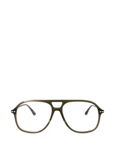 Isabel Marant Eyewear Pilot-frame Glasses In Green