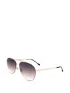 Isabel Marant Eyewear Pilot-frame Sunglasses In 골드 톤