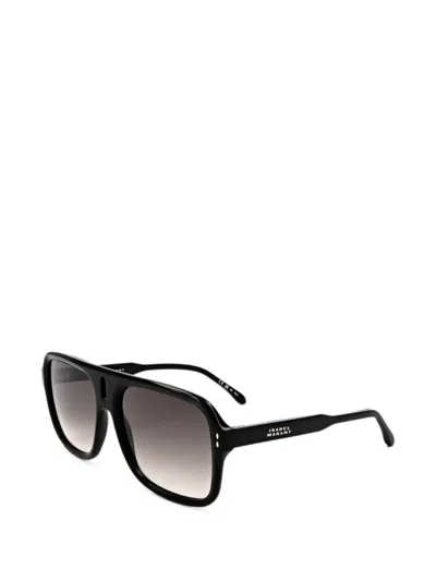 Isabel Marant Eyewear Pilot-frame Sunglasses In Black