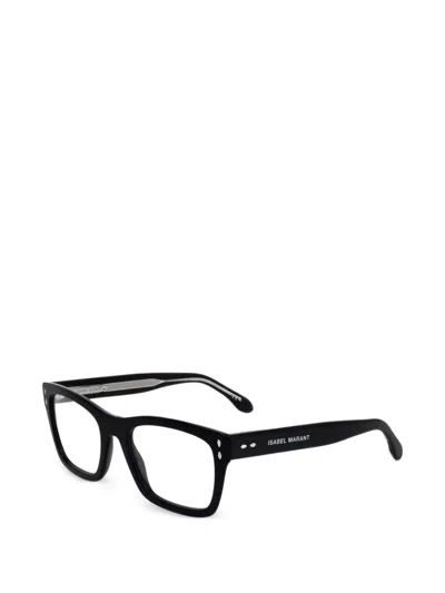 Isabel Marant Eyewear Rectangle-frame Glasses In Black