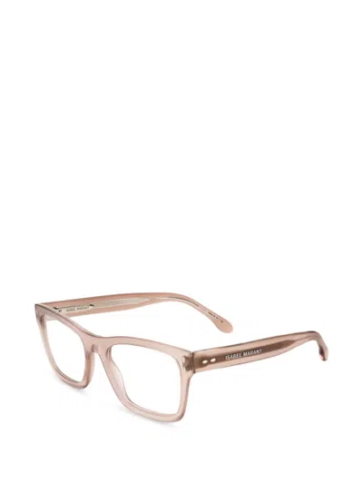 Isabel Marant Eyewear Rectangle-frame Glasses In Brown