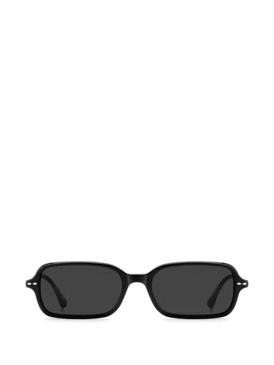 Isabel Marant Eyewear Rectangular-frame Sunglasses In Black