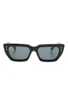 Isabel Marant Eyewear Rivet-detail Cat-eye Sunglasses In Black