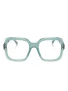 Isabel Marant Eyewear Square-frame Glasses In Blue
