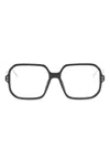 Isabel Marant Eyewear Square-frame Glasses In Schwarz