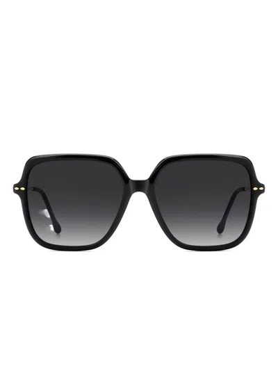 Isabel Marant Eyewear Square-frame Sunglasses In Black