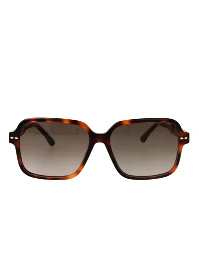 Isabel Marant Eyewear Square-frame Sunglasses In Brown