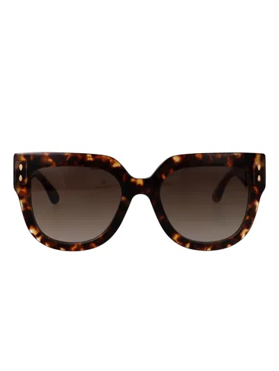 Isabel Marant Eyewear Square-frame Sunglasses In Brown