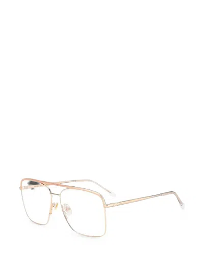 Isabel Marant Eyewear Square-frame Glasses In Gold