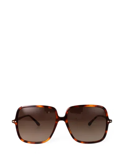 Isabel Marant Eyewear Square-frame Sunglasses In 褐色
