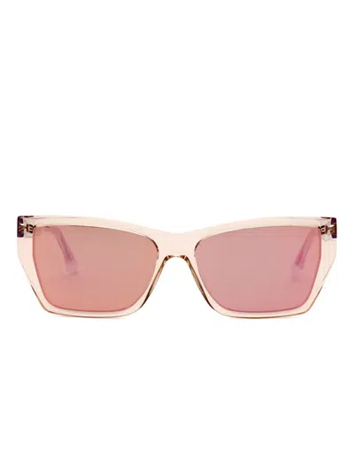 Isabel Marant Eyewear Tessa Rectangle Sunglasses In Pink