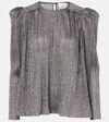 Isabel Marant Eylia Long Sleeves Top In Gray