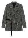 Isabel Marant Double-breasted Coat Featuring Belt Detail In Black