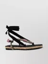 Isabel Marant Black Fabric Sandals