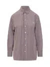 Isabel Marant Fabriza Striped Button-down Shirt In Multi