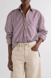 Isabel Marant Fabriza Stripe Cotton Poplin Button-up Shirt In Multi