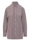 Isabel Marant Fabriza Striped Button-down Shirt In Multi