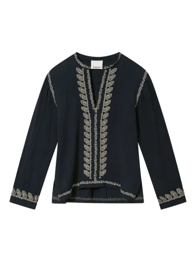 Isabel Marant Faded Black Cotton T-shirt