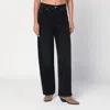 Isabel Marant Vetan High-rise Wide-leg Jeans In Black