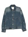 Isabel Marant Faded-effect Denim Jacket In Blue