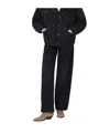 Isabel Marant Vetan High-rise Wide-leg Jeans In Black
