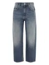 Isabel Marant Faded-effect Pocket Jeans In Blue