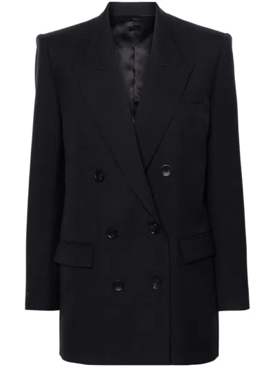 Isabel Marant Fadednight 6-button Marino Cruzada Coat For Women (ss24)