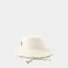 ISABEL MARANT FADELYA GD BUCKET HAT - ISABEL MARANT - COTTON - BEIGE