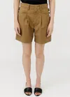 Isabel Marant Cotton Shorts In Brown