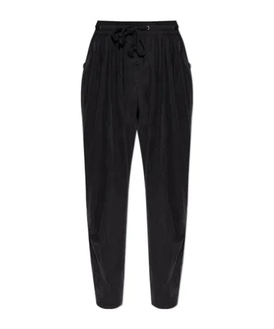Isabel Marant Falcona Drawstring Pants In Multi