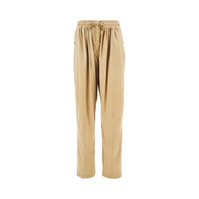 Isabel Marant 'falcona' Lyocell-blend Pants In Neutral
