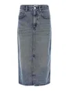 Isabel Marant 'pocketed Belt Loops Skirt'