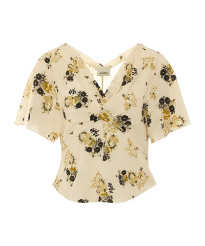 Isabel Marant Faljane Top In Neutral