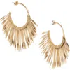 Isabel Marant Fan Fringe Hoop Earrings