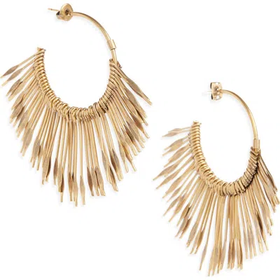 Isabel Marant Fan Fringe Hoop Earrings